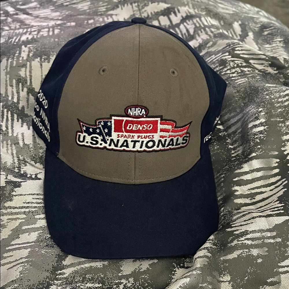 NHRA Drag Racing US. Nationals Cap - Navy and Gray from 2020